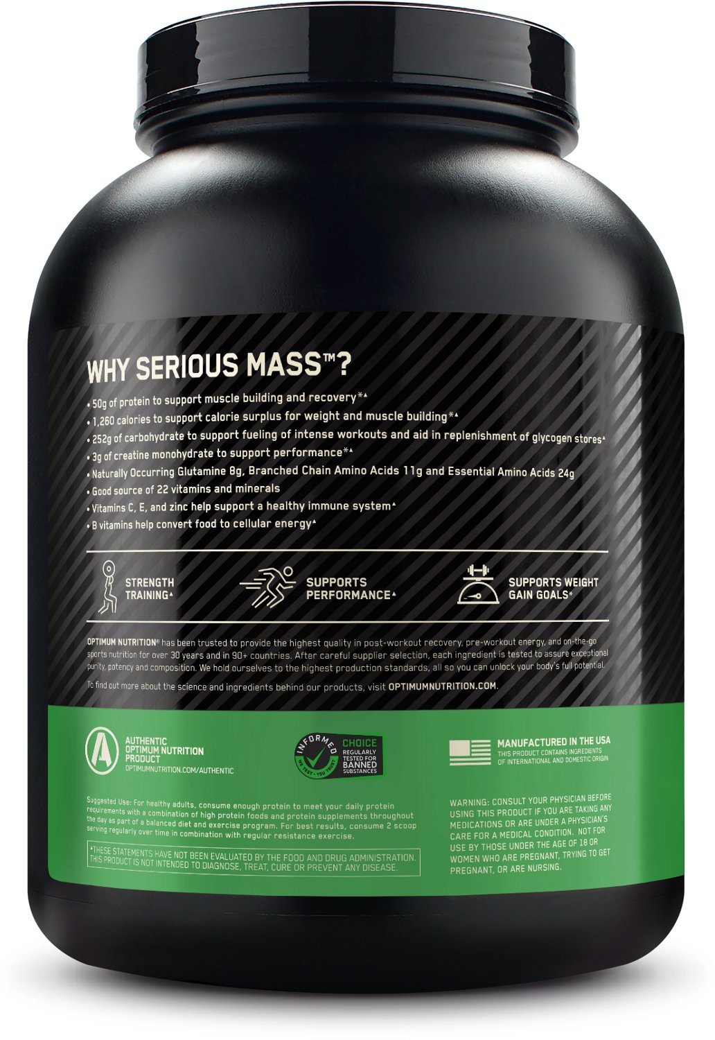 Optimum Nutrition Serious Mass Supplement                                                                                        - view number 3