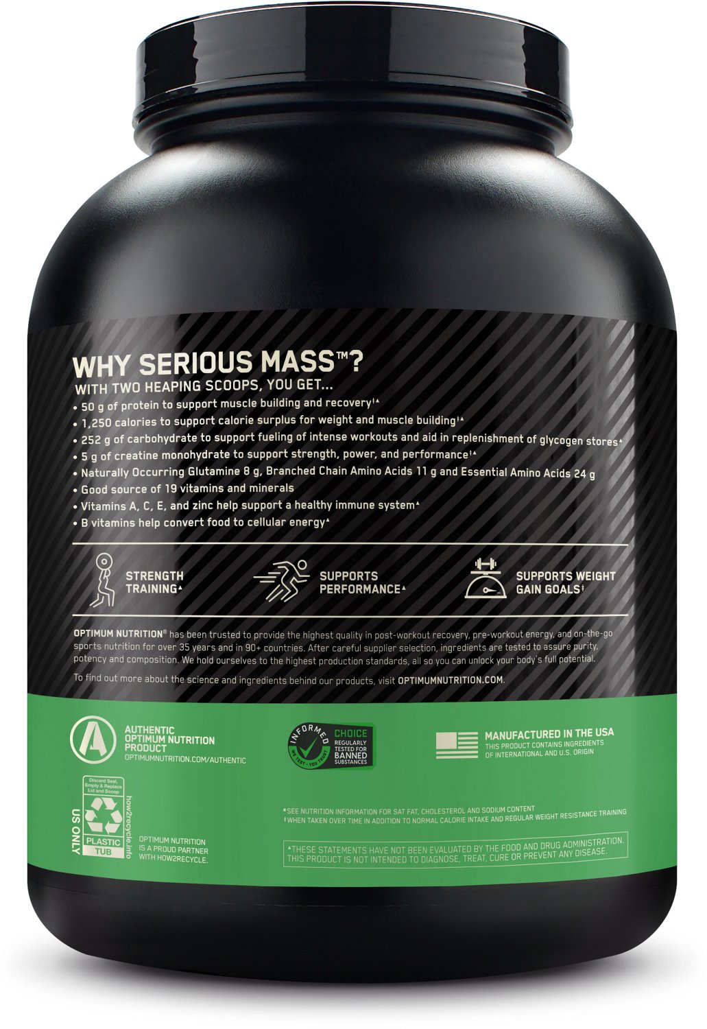 Optimum Nutrition Serious Mass Supplement                                                                                        - view number 3