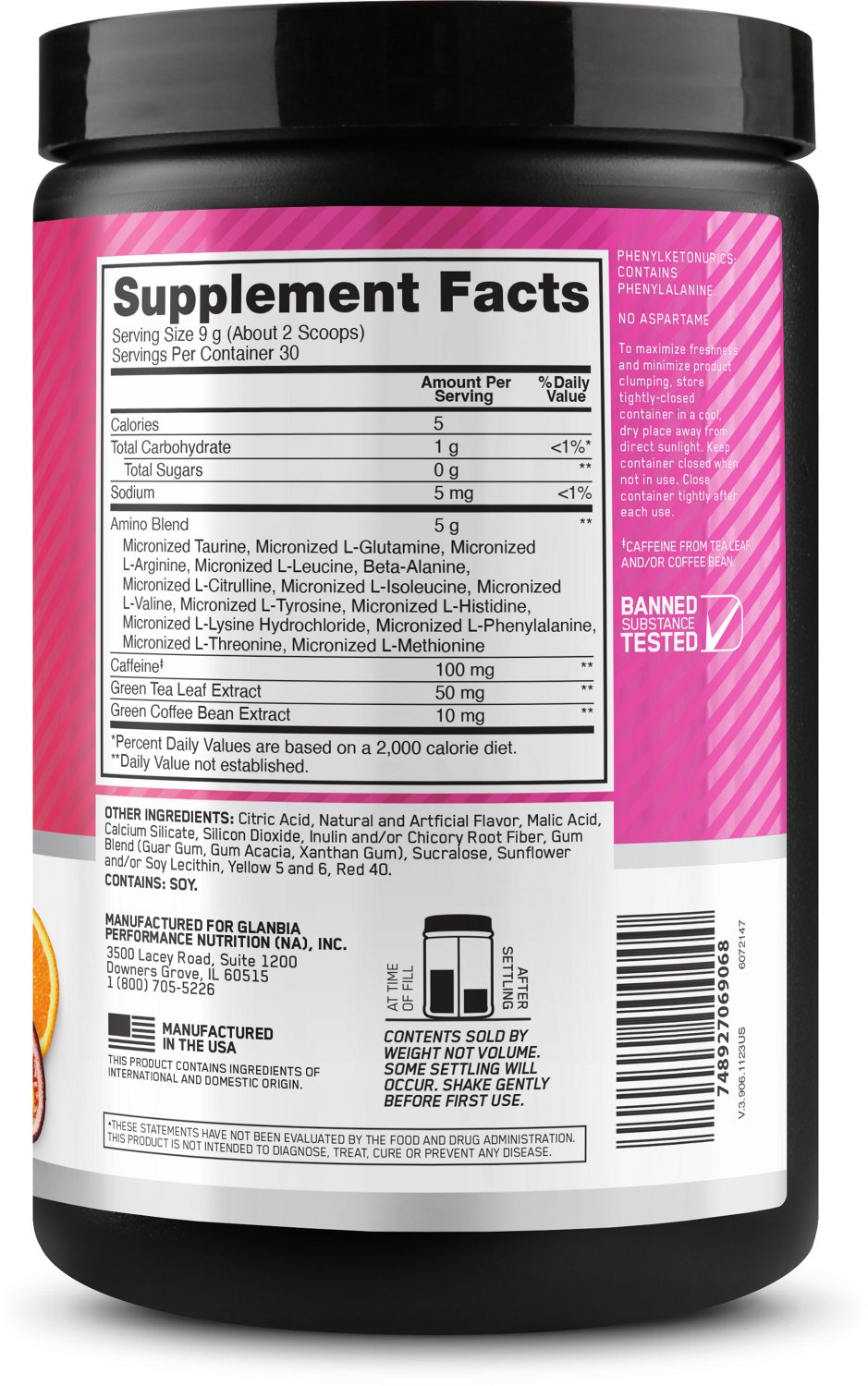 Optimum Nutrition Amino Energy Supplement                                                                                        - view number 2