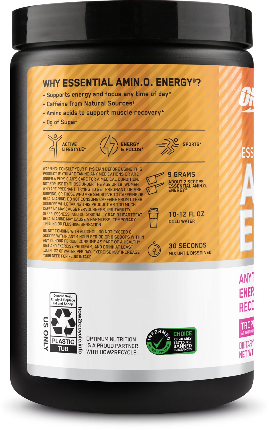 Optimum Nutrition Amino Energy Supplement                                                                                        - view number 3
