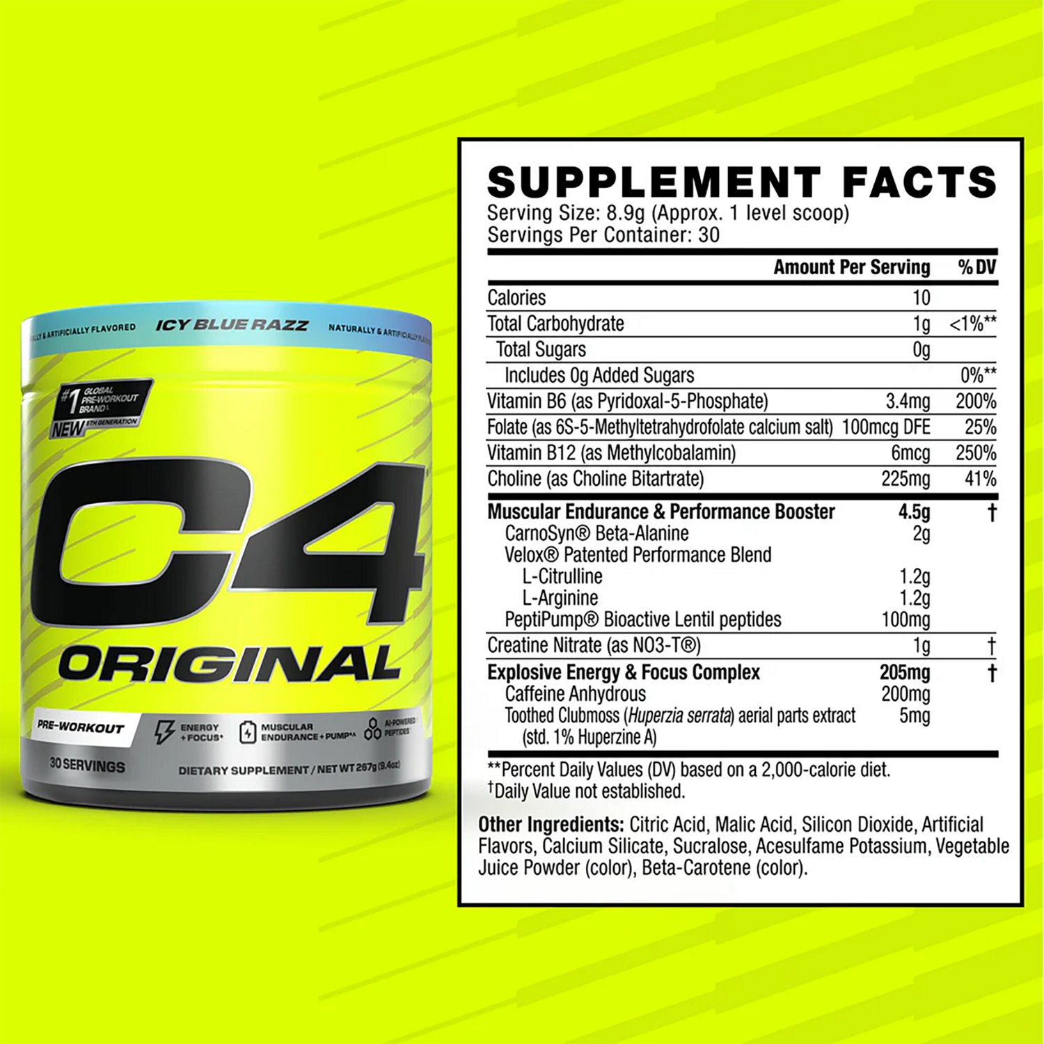 Cellucor C4 Extreme Preworkout Dietary Supplement                                                                                - view number 2