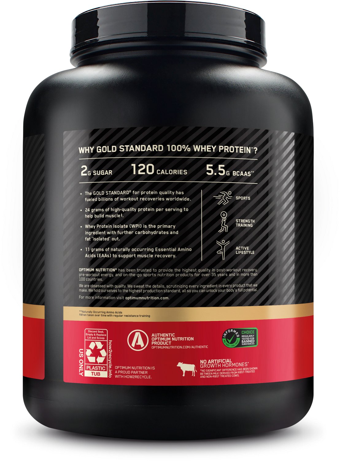 Optimum Nutrition Gold Standard 100 Percent Whey Protein Powder                                                                  - view number 3