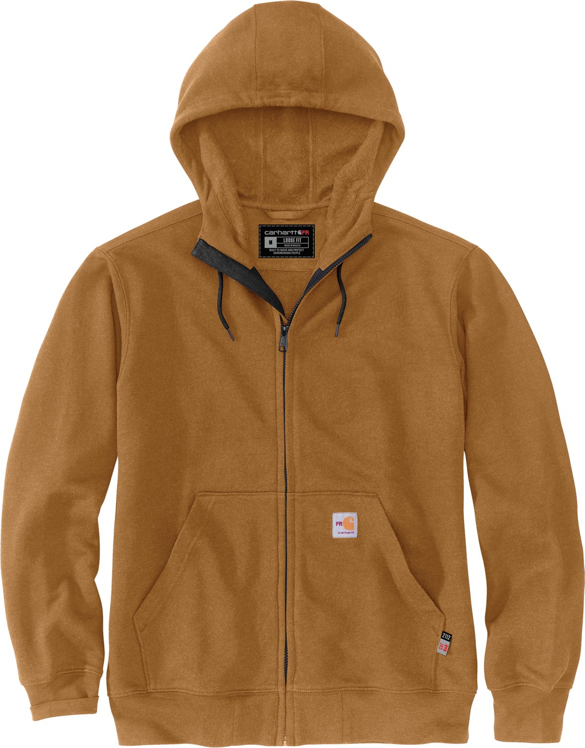 Carhartt Men's Flame Resistant Force Full Zip Sweatshirt - view number 2