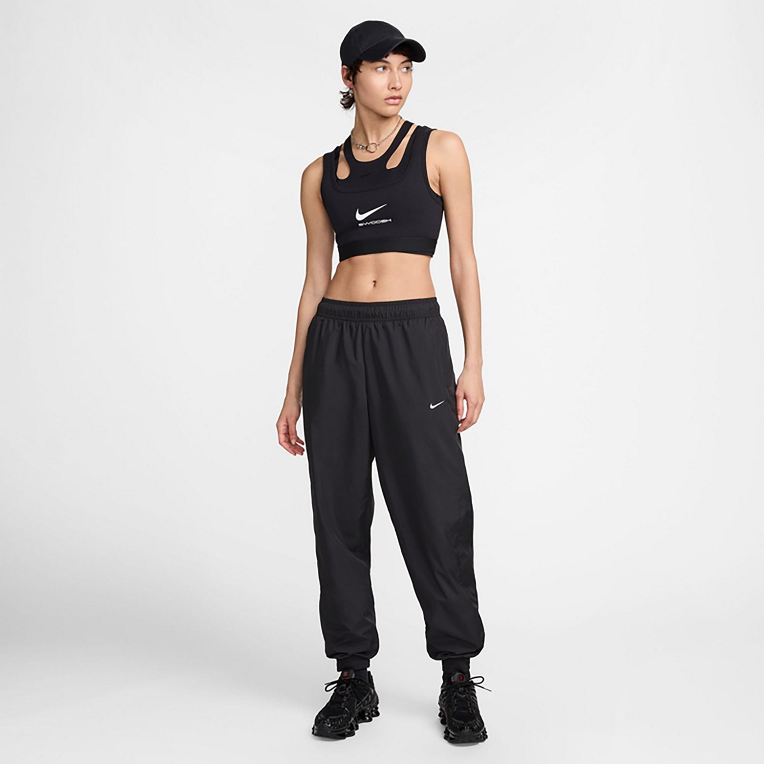 Nike Women's Sportswear Classic Woven UV Mid-Rise Loose Joggers - view number 6