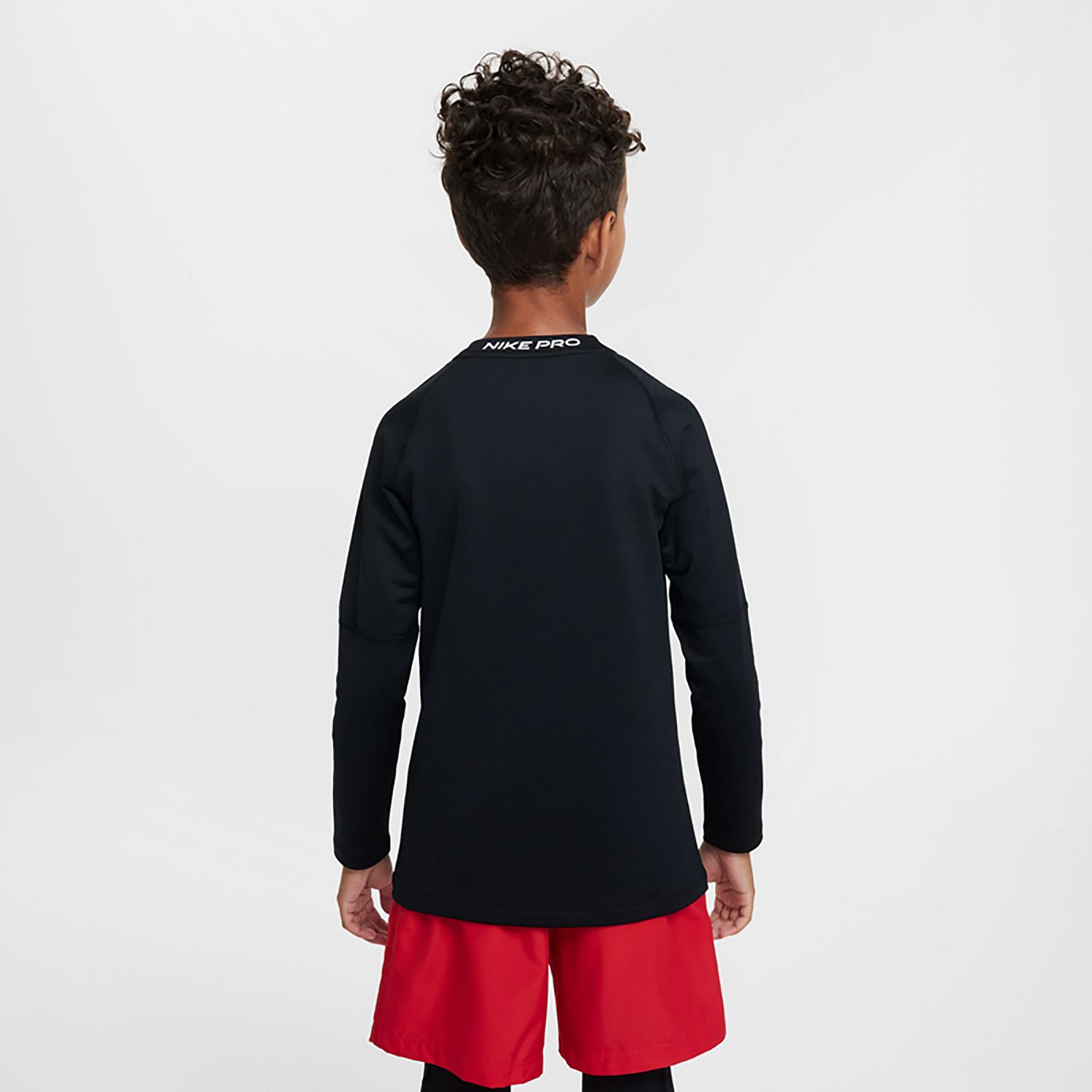 Nike Boys' Pro Warm Dri-FIT Long Sleeve Training Top - view number 2