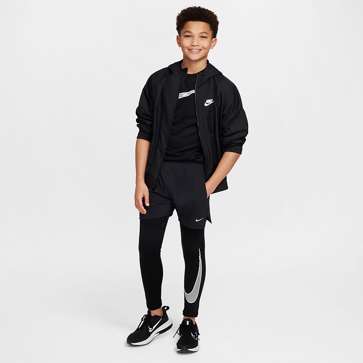 Nike Boys' Pro Warm Dri-FIT Training Tights - view number 6