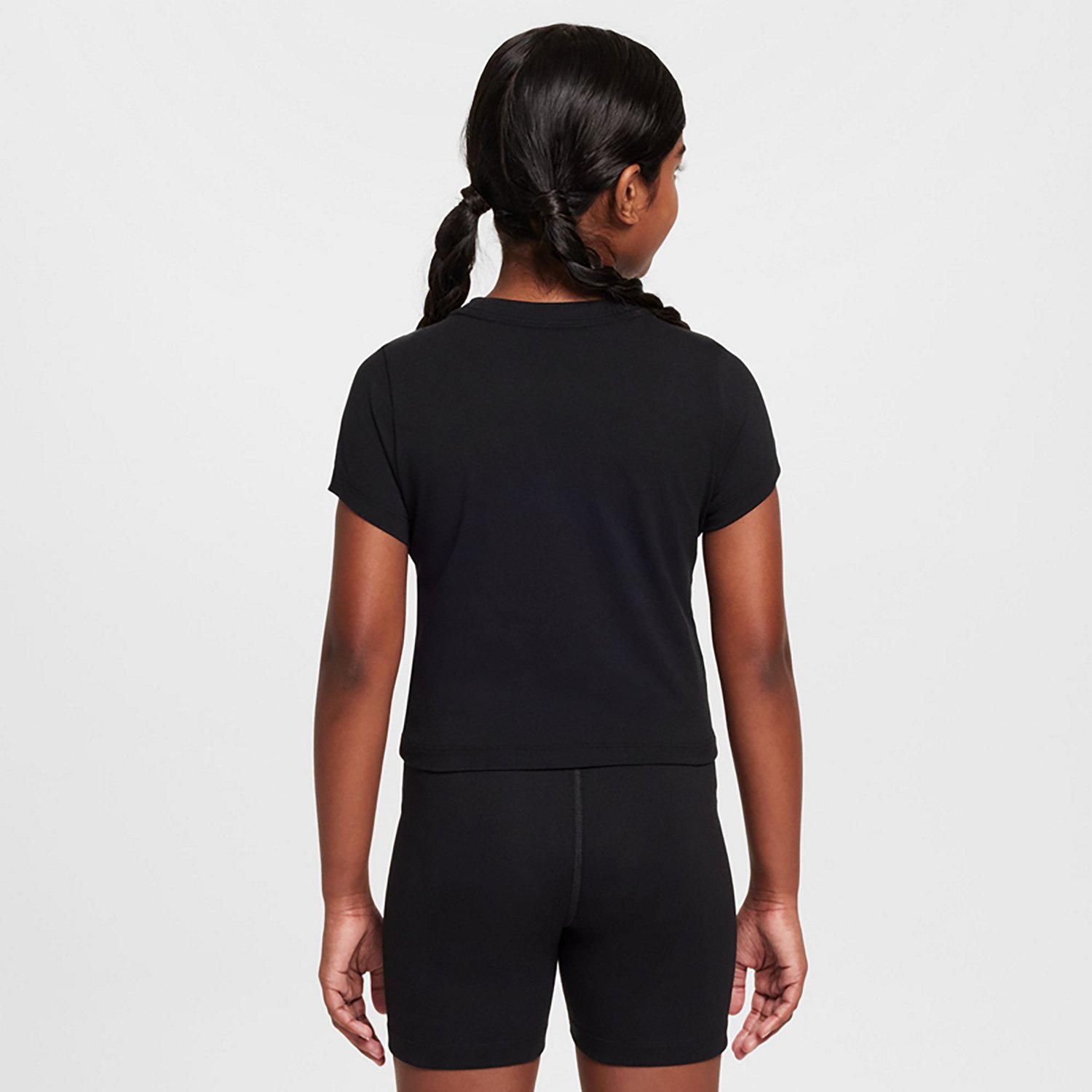 Nike Sportswear Girls' Big Kids Cropped T-Shirt - view number 2