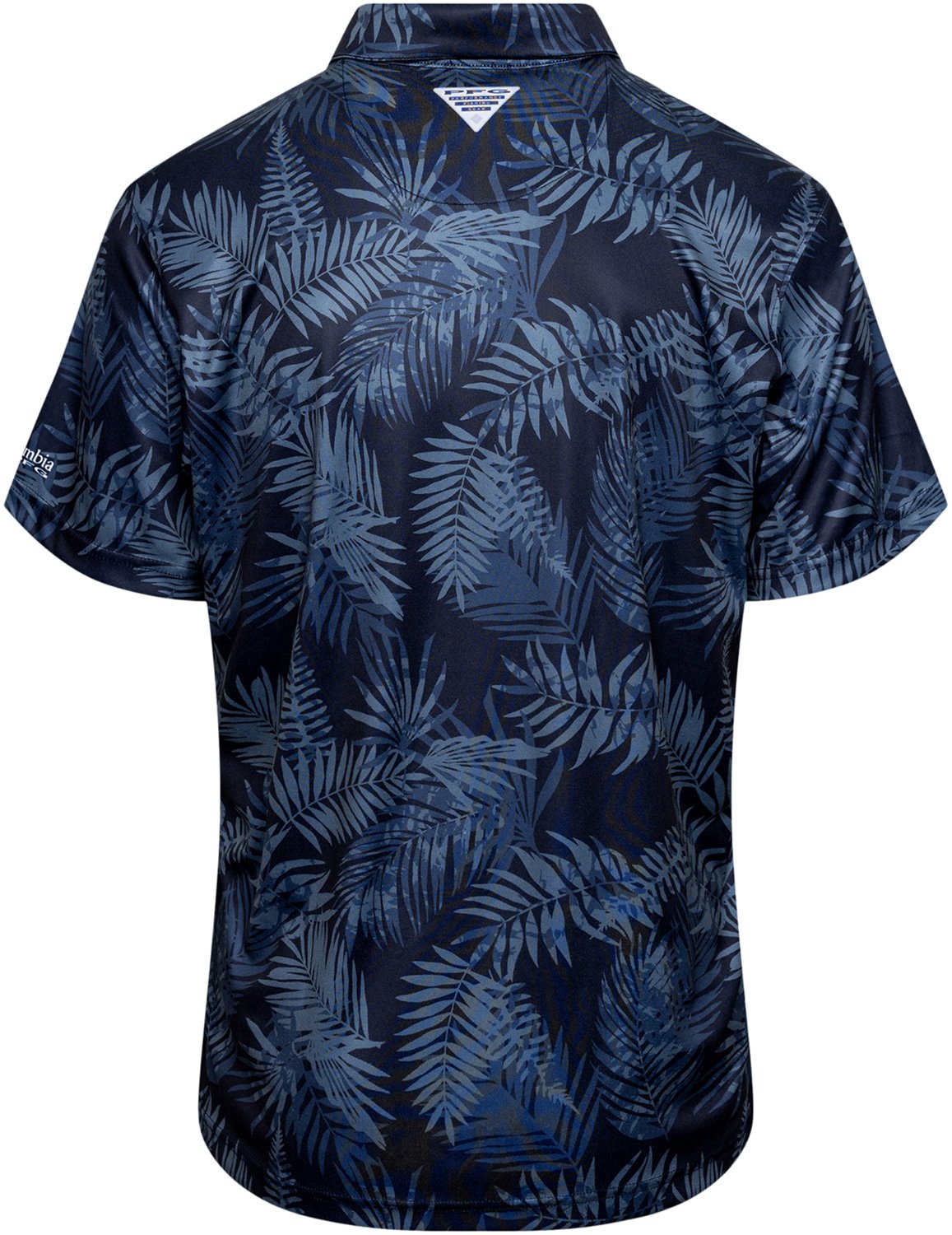 Columbia Sportswear Men's Dallas Cowboys CLG Super Terminal Dark Ground Floral Polo Shirt - view number 2