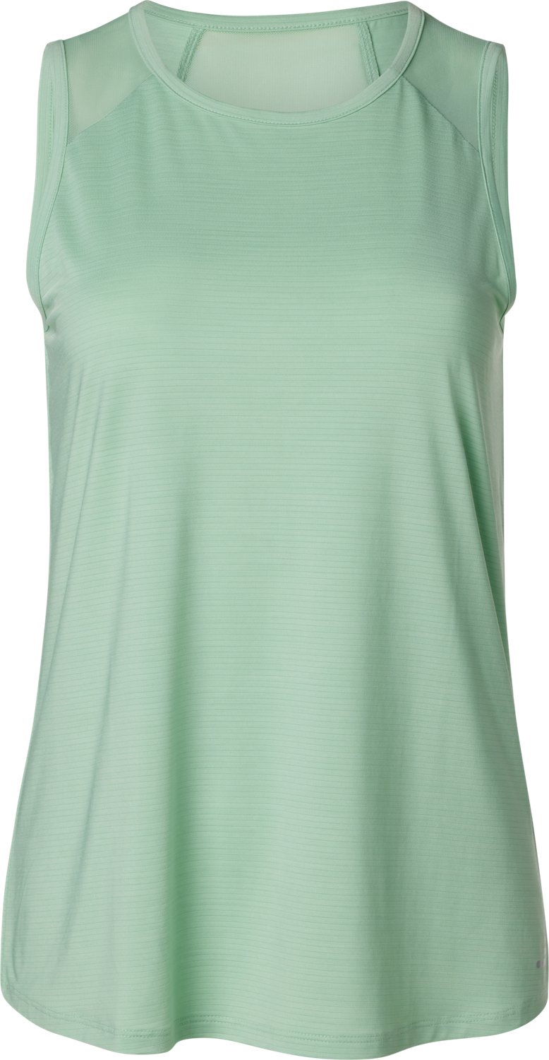 BCG Women's Mesh Back Pleat Tank Top