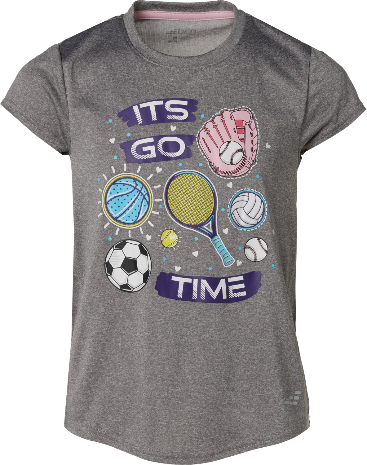 BCG Girls' Turbo Go Time T-shirt - view number 1