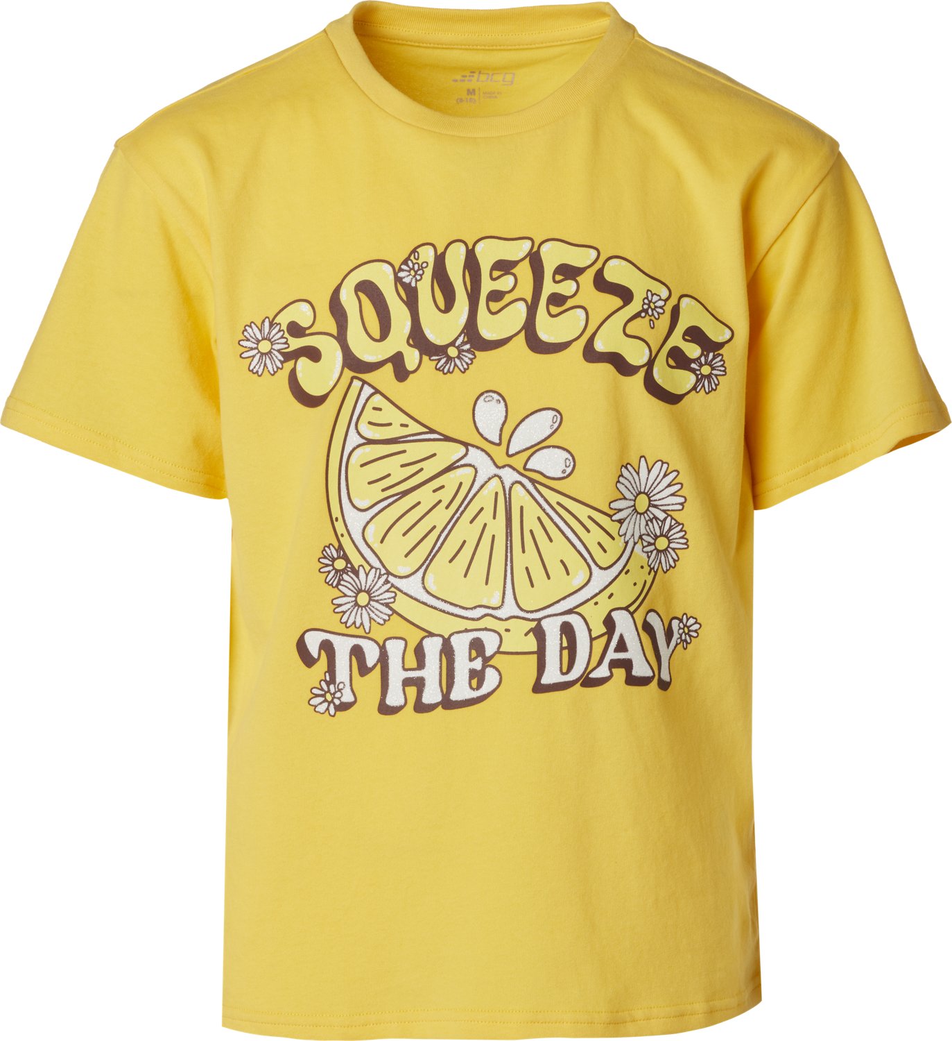 BCG Girls' Lifestyle Cotton Boxy Squeeze Graphic T-shirt - view number 2