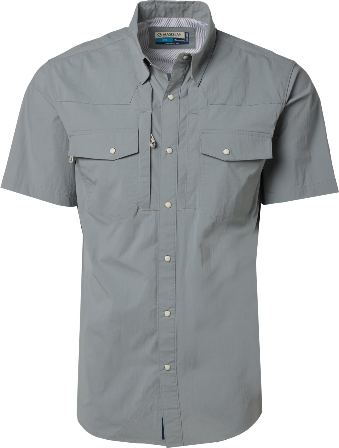 Magellan Men's Pecos River Solid Short Sleeve Shirt - view number 3