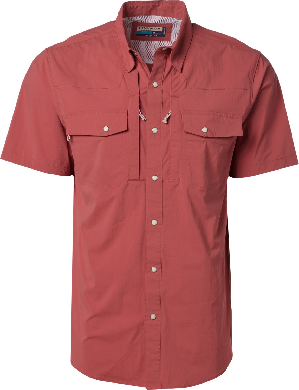 Magellan Men's Pecos River Solid Short Sleeve Shirt                                                                              - view number 1