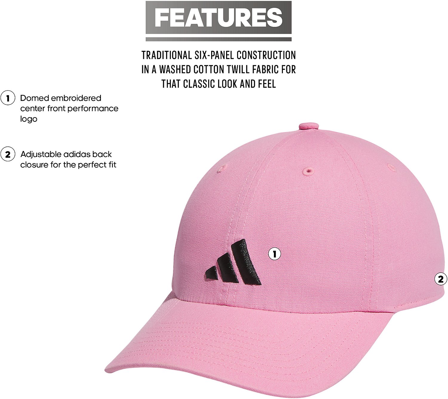 Adidas Men's Soccer Relaxed-Fit Strapback Hat - view number 5