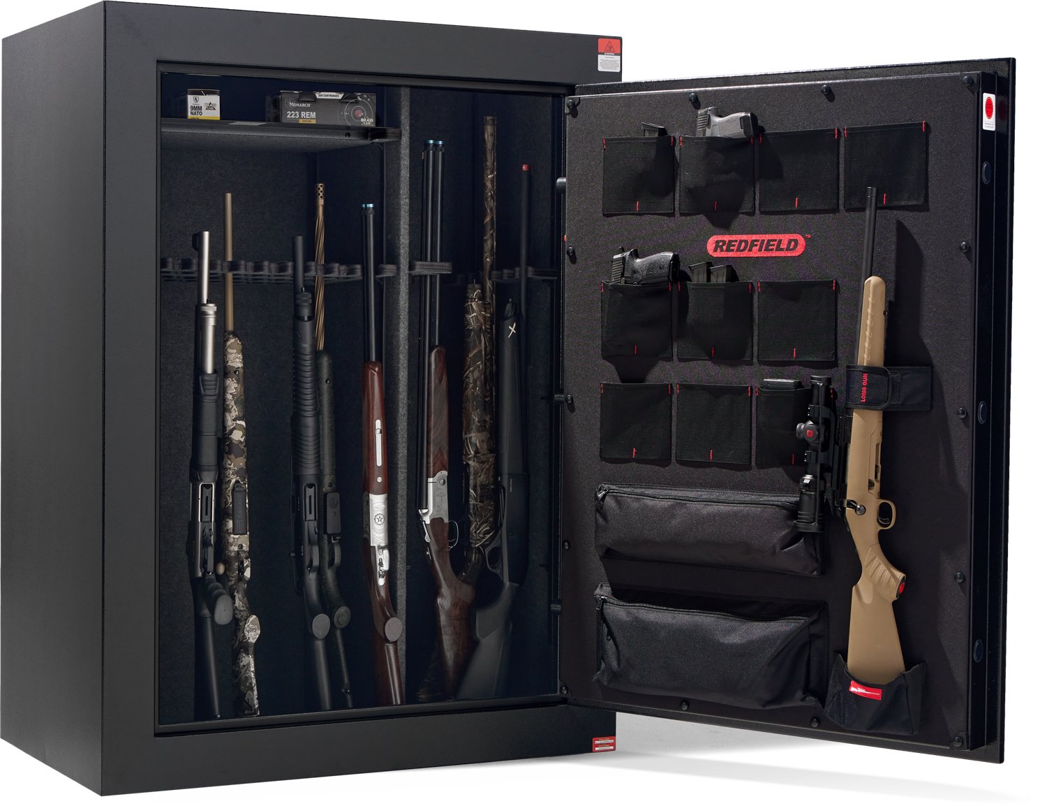 Redfield 64 Long Gun and 11 Handgun Full Center Divider Gun Safe
