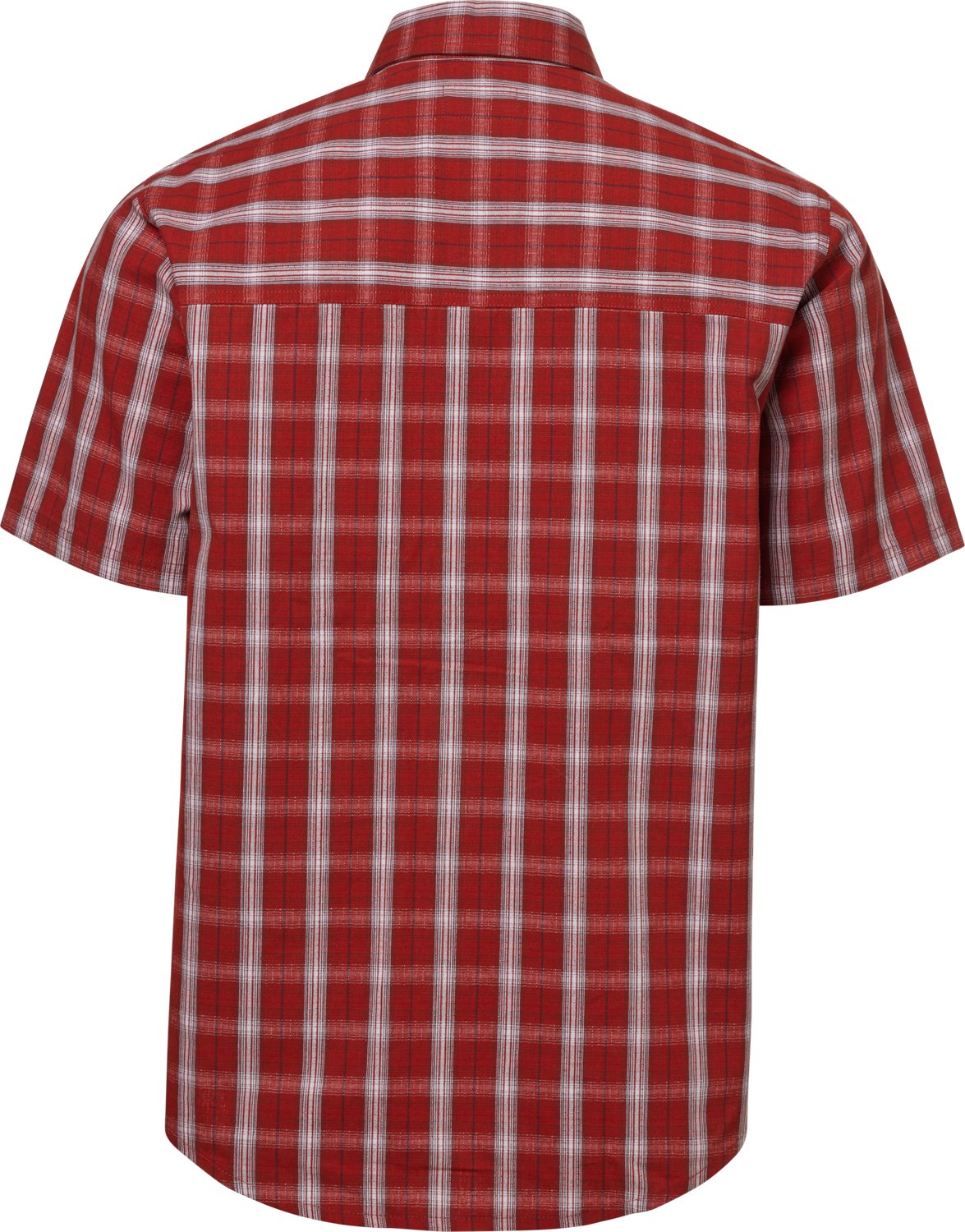 Brazos Men's Contractor Ripstop Plaid Short Sleeve Work Shirt - view number 4