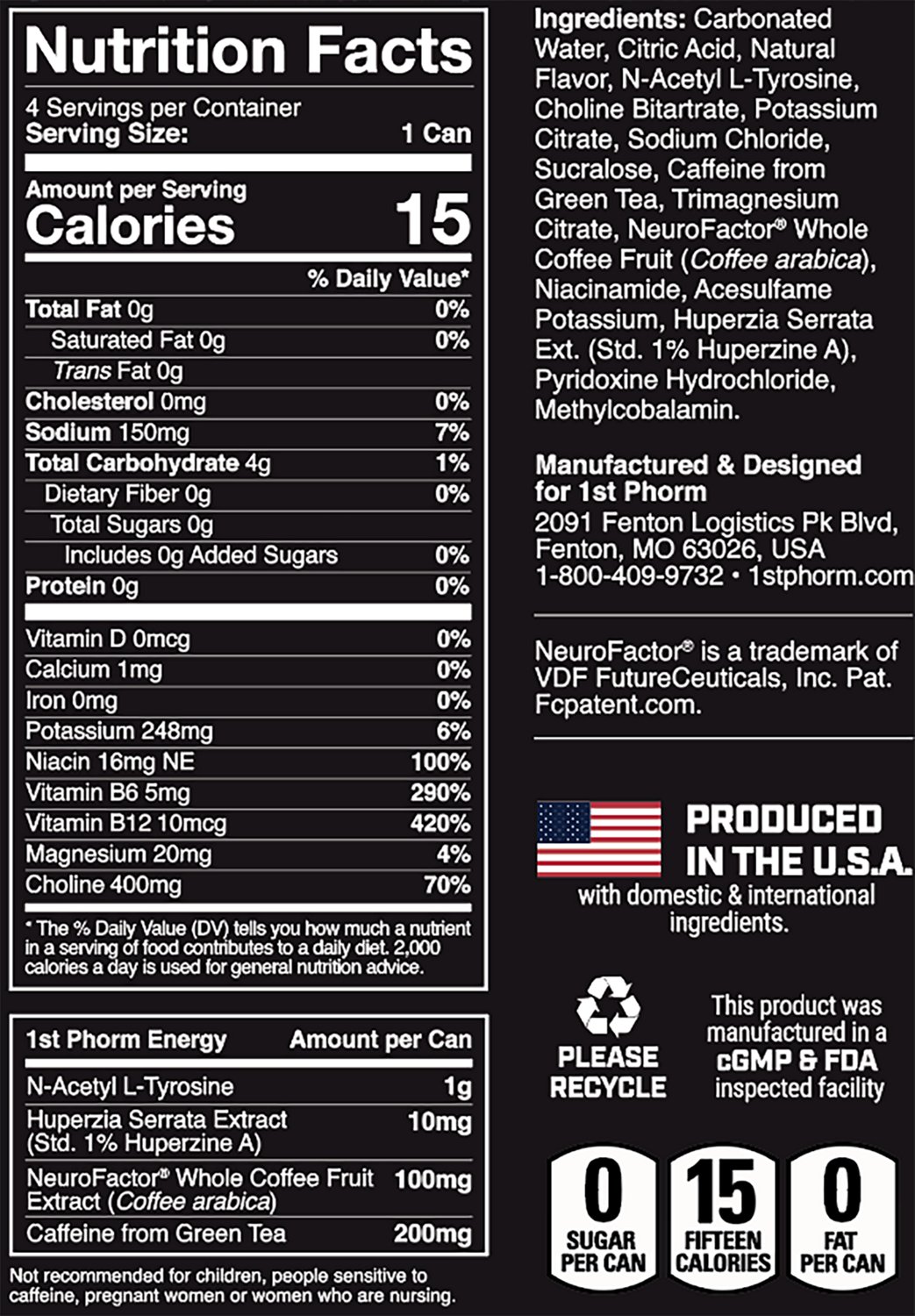 1st Phorm Energy Drinks 4-Pack                                                                                                   - view number 4