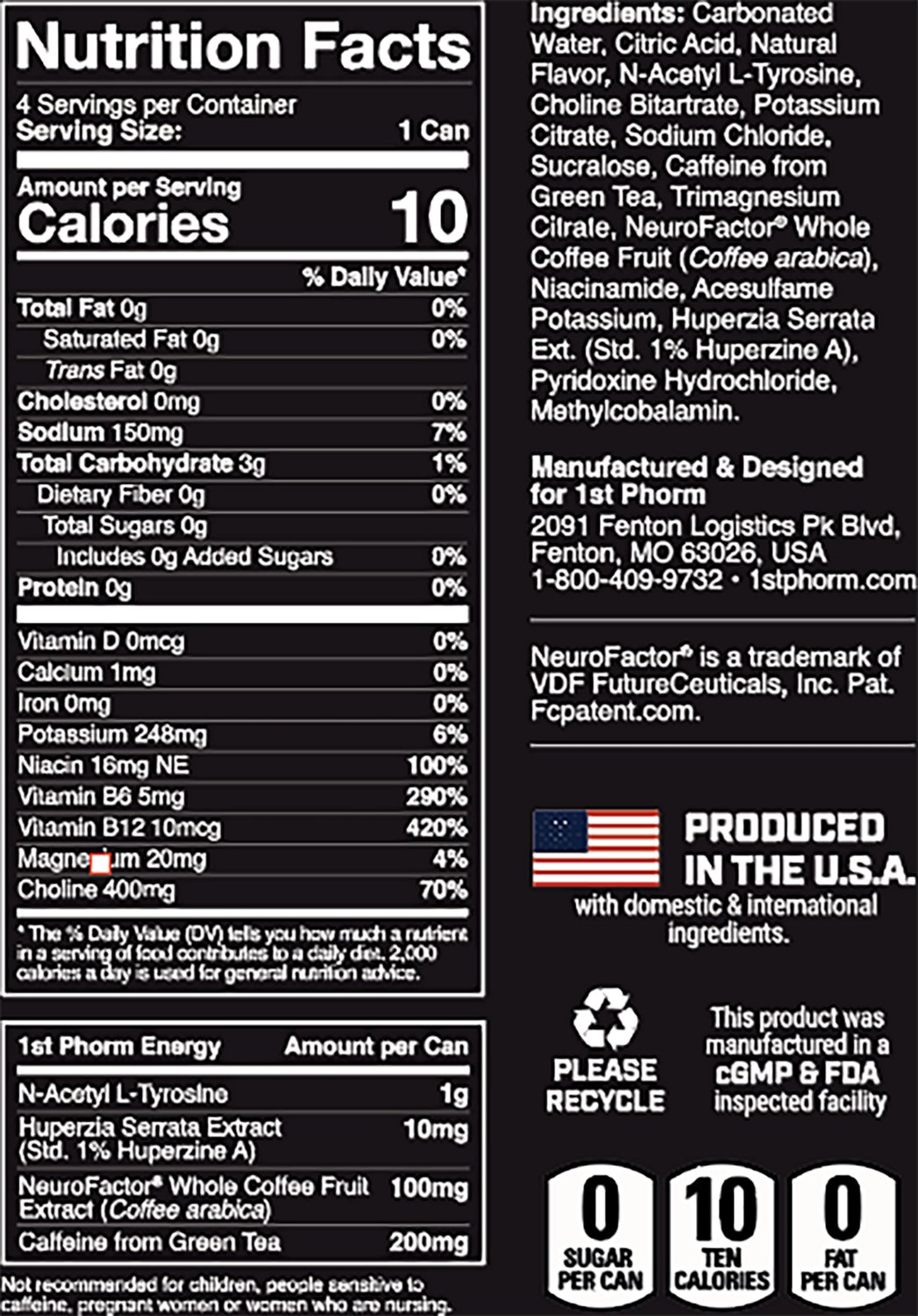 1st Phorm Energy Drinks 4-Pack                                                                                                   - view number 4