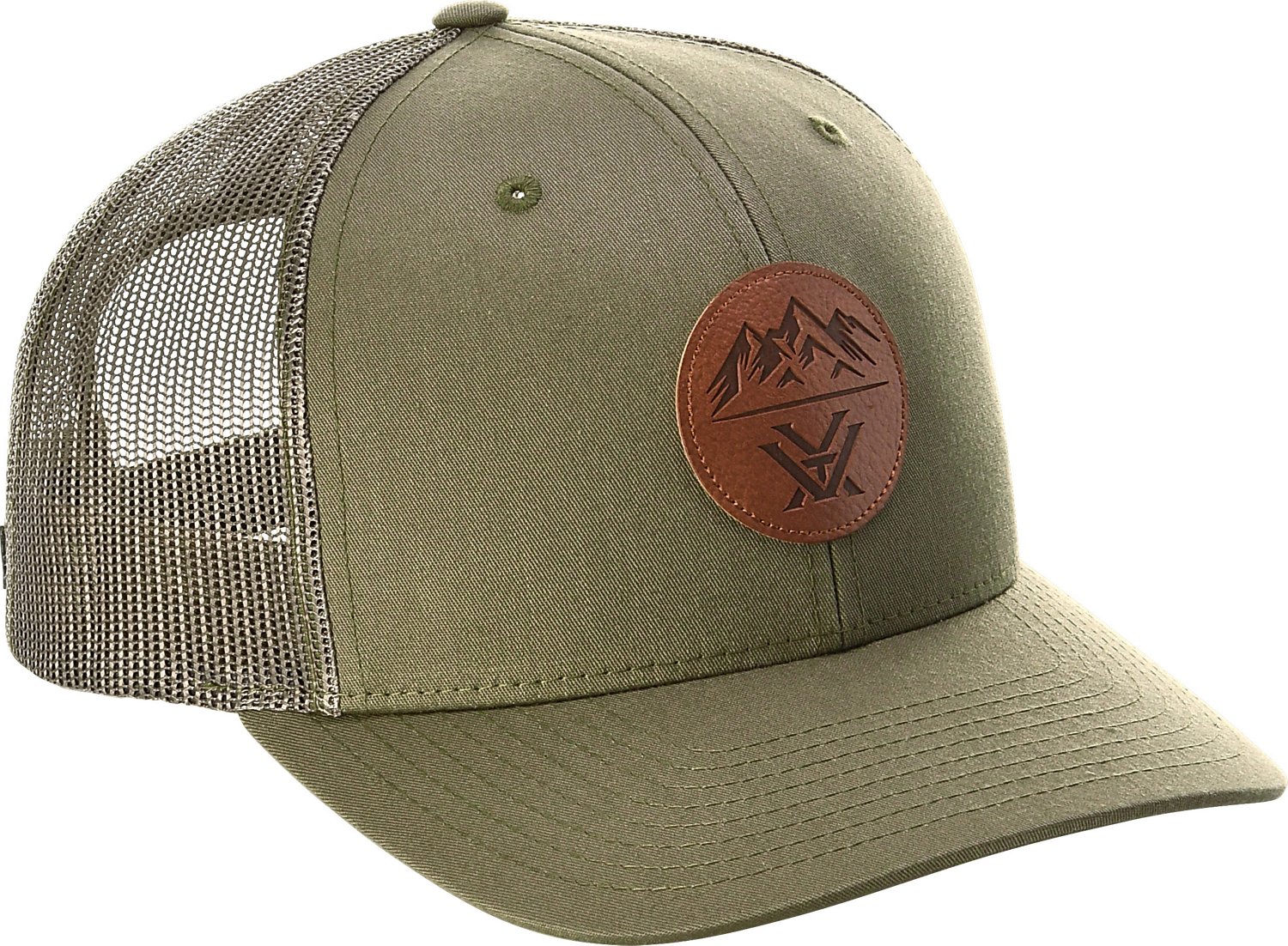 Vortex Men's Three Peaks Leather Patch Cap  - view number 2