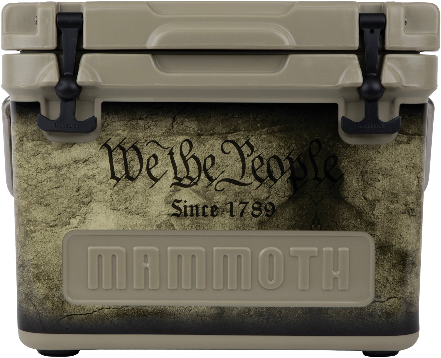 Mammoth Cruiser 20 17 qt 2nd Amendment & US Flag Decal Hard Cooler