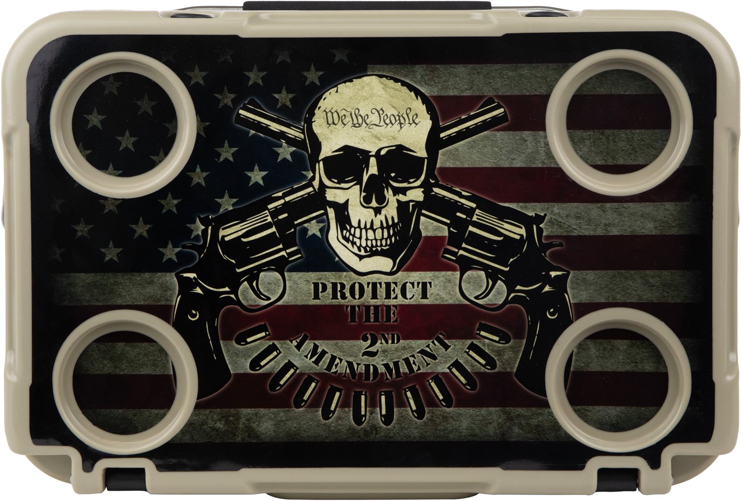 Mammoth Cruiser 20 17 qt 2nd Amendment & US Flag Decal Hard Cooler - view number 3
