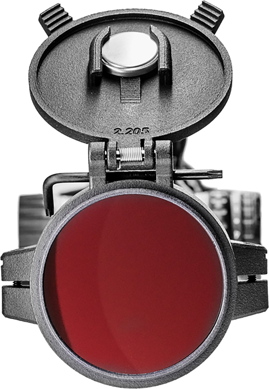 Zeiss 2.441 in Flip-Up and Fold-Flat Pro Objective Lens Cover for Conquest V4, V6 and V8 and LRP S5 56mm Riflescopes             - view number 4