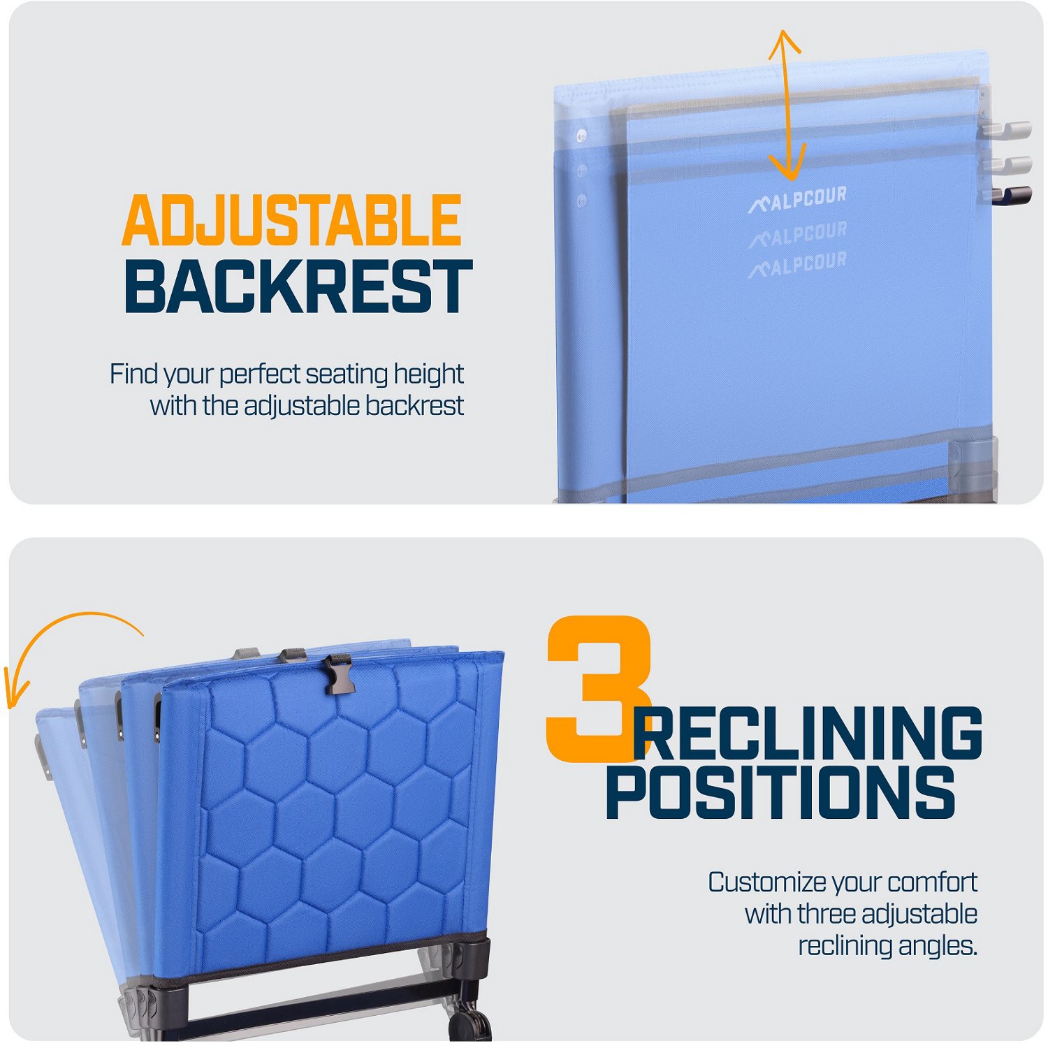 Alpcour Reclining Wide Stadium Seat - view number 3