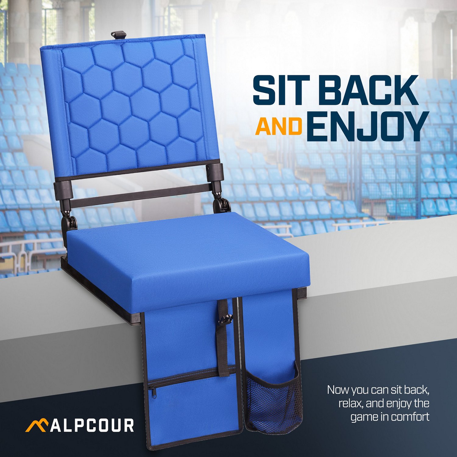 Alpcour Reclining Wide Stadium Seat - view number 6