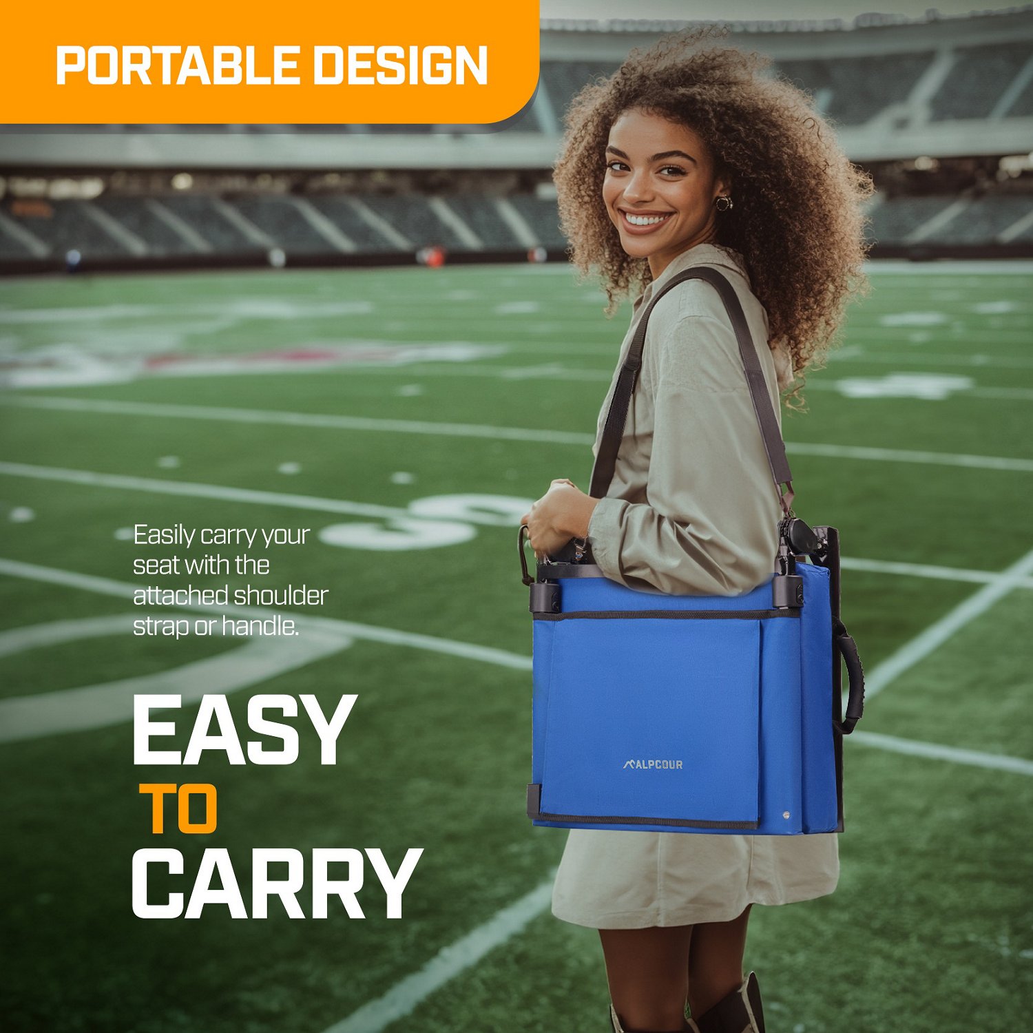 Alpcour Reclining Wide Stadium Seat - view number 7