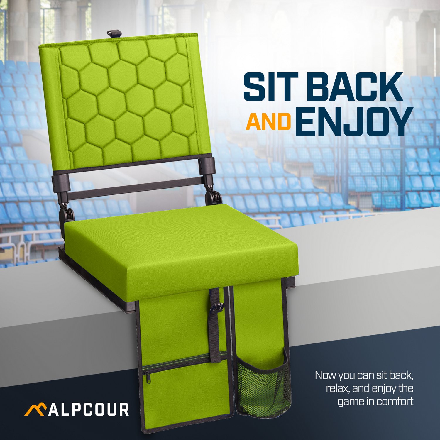 Alpcour Reclining Wide Stadium Seat - view number 5