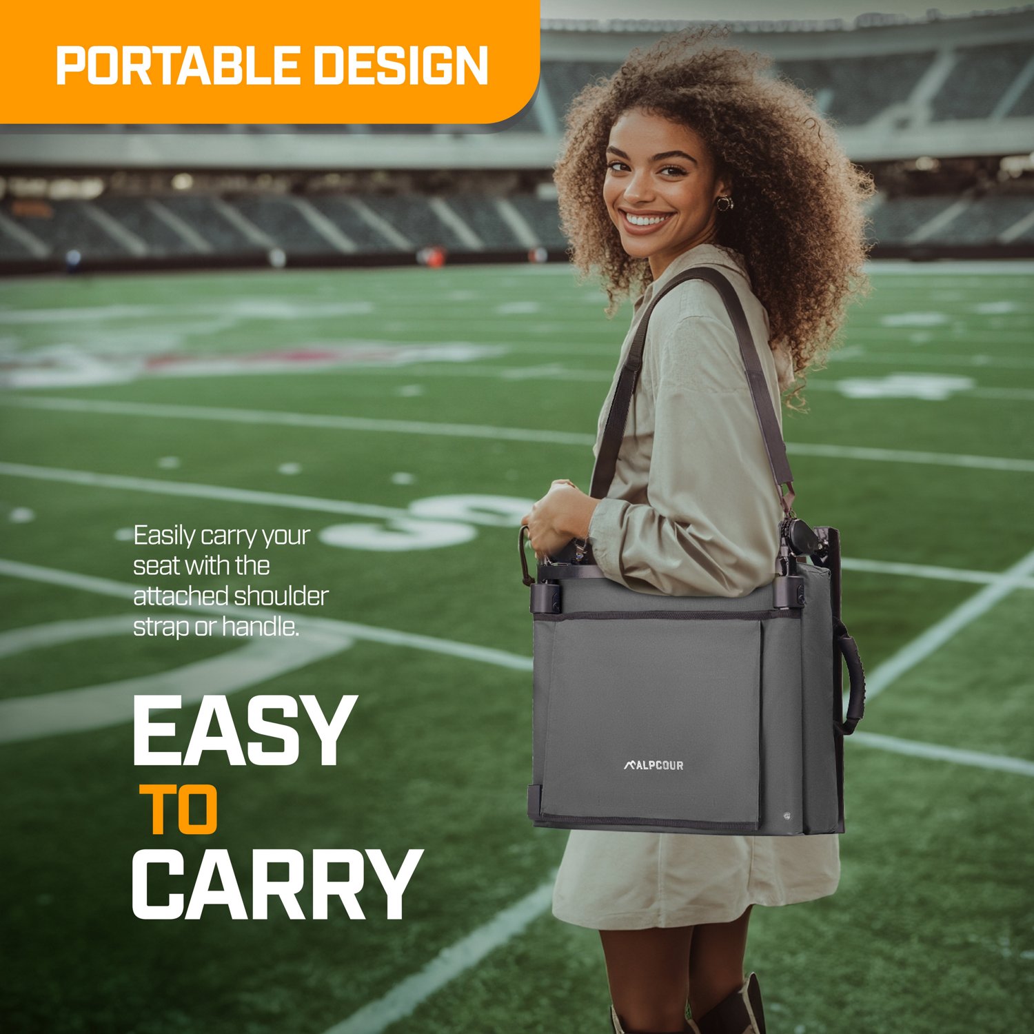 Alpcour Reclining Wide Stadium Seat - view number 7