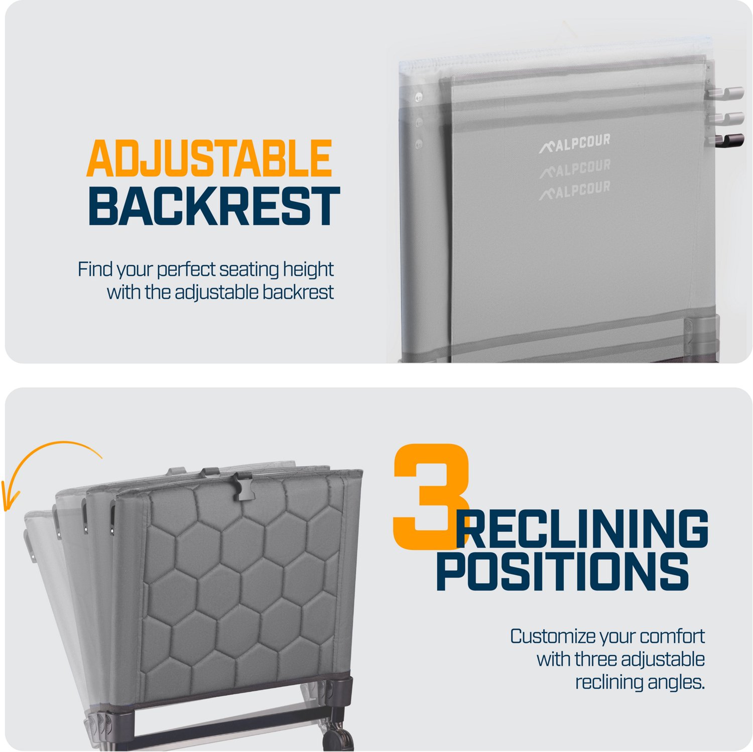 Alpcour Reclining Wide Stadium Seat - view number 3