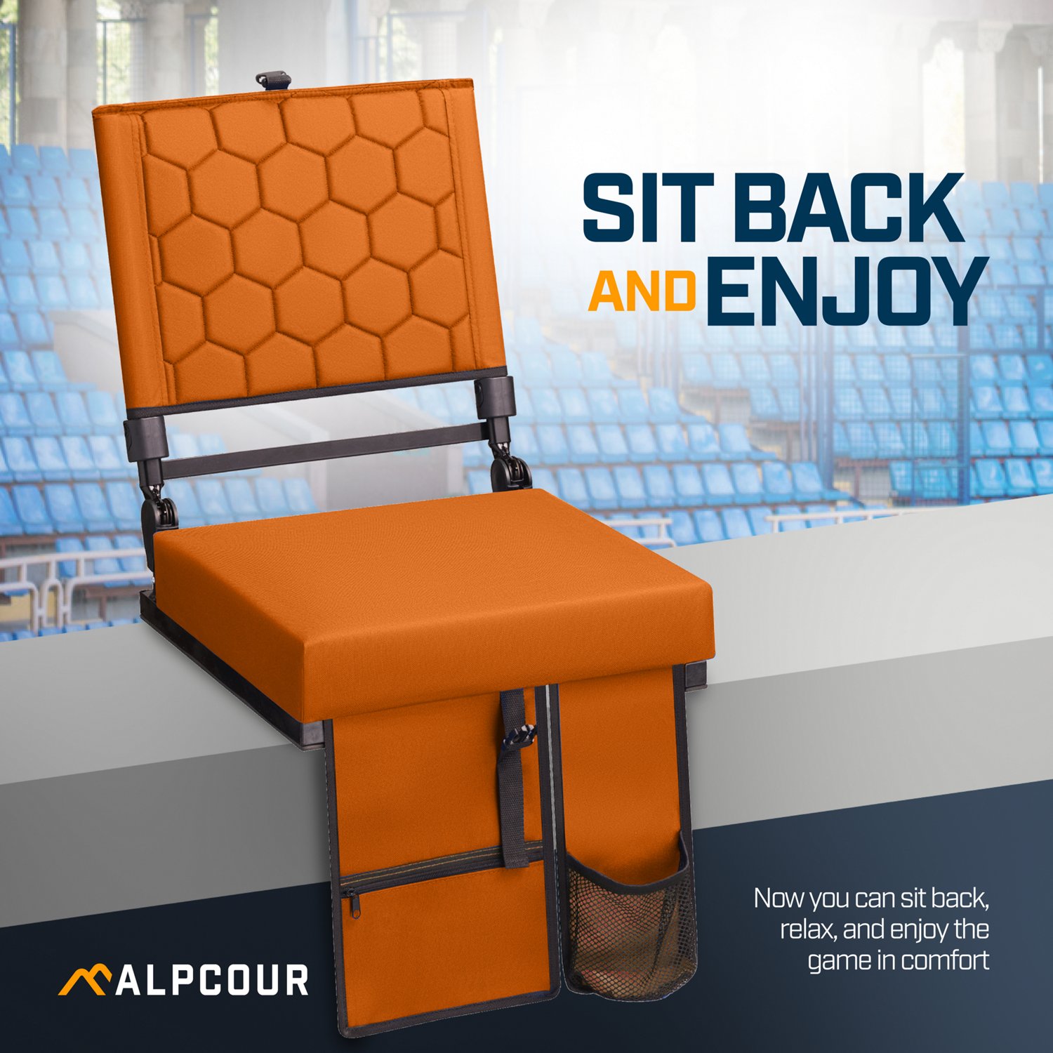 Alpcour Reclining Wide Stadium Seat - view number 6