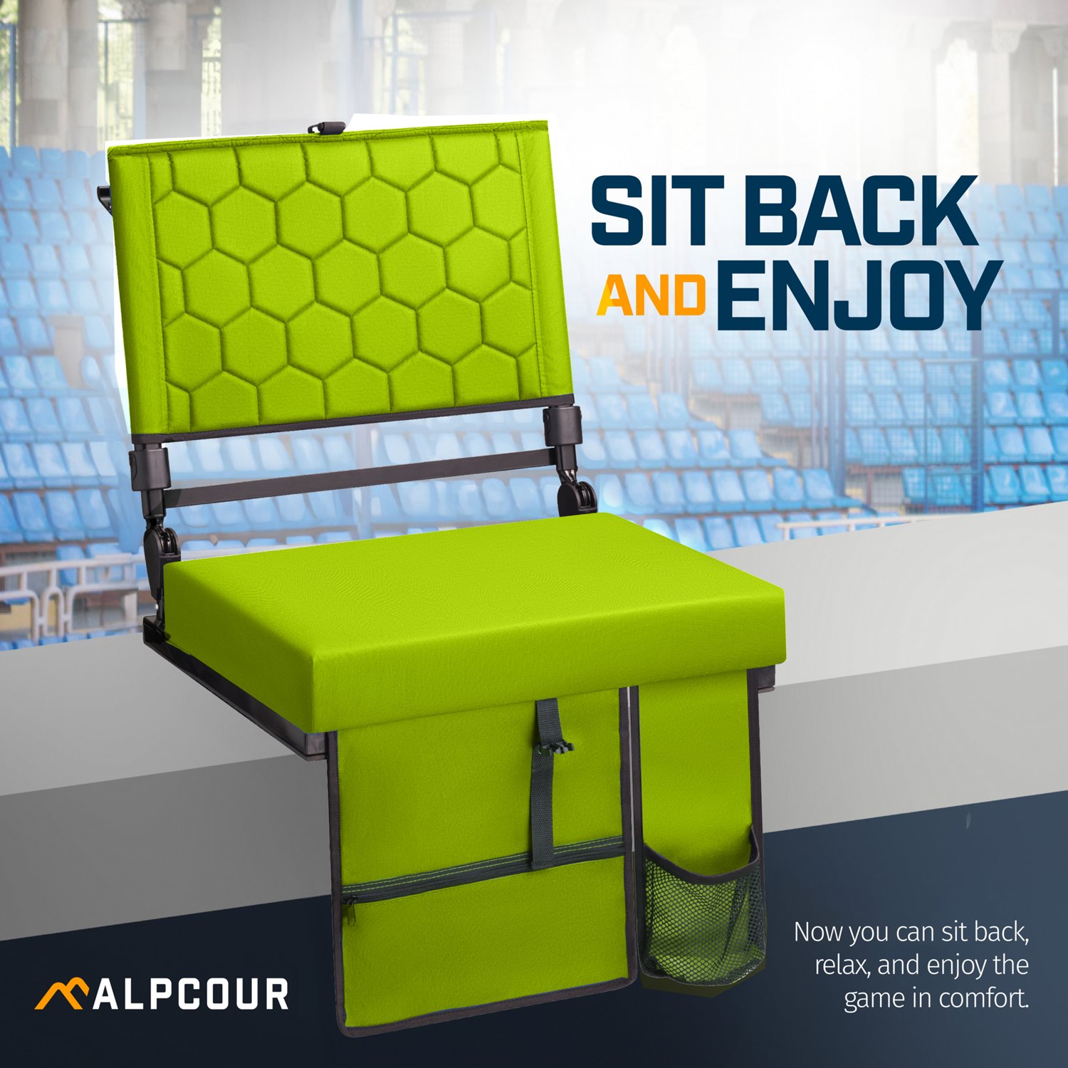 Alpcour Reclining Extra Wide Stadium Seat - view number 6
