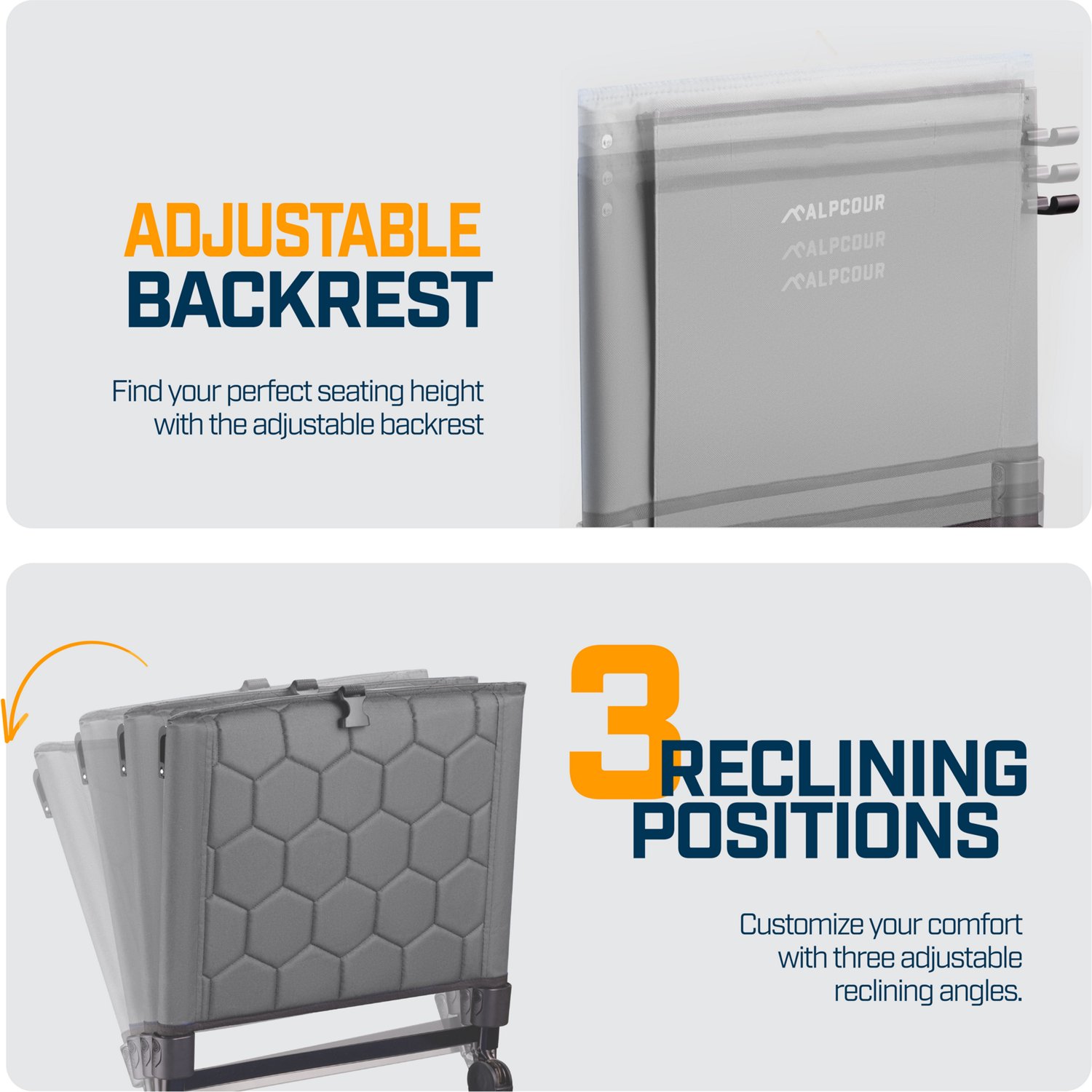 Alpcour Reclining Extra Wide Stadium Seat - view number 8