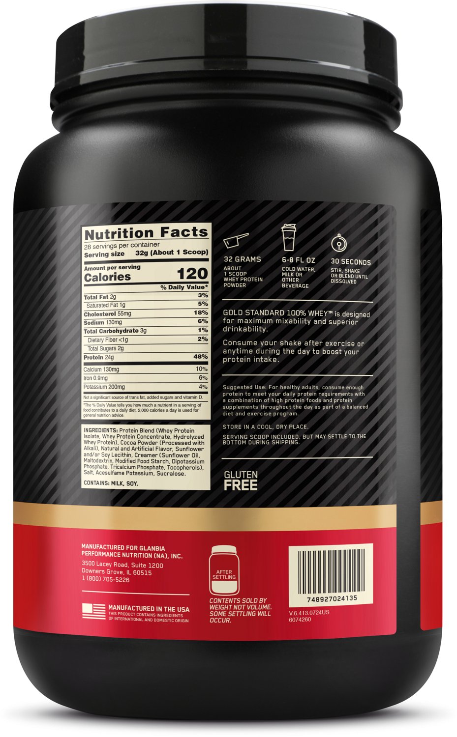 Optimum Nutrition Gold Standard 100% Whey Powder                                                                                 - view number 2