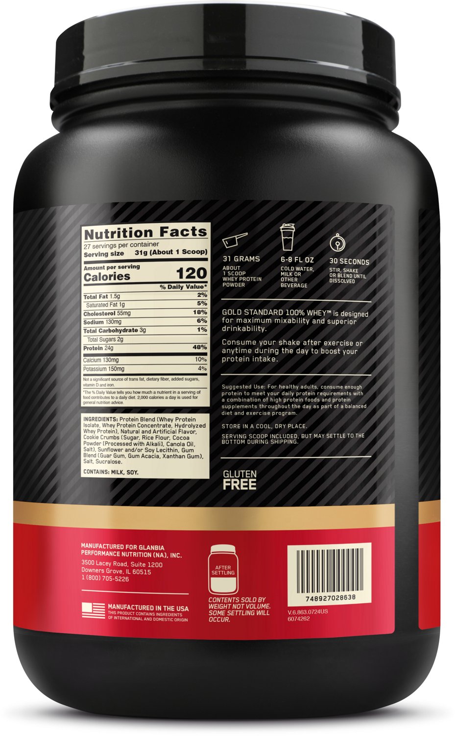 Optimum Nutrition Gold Standard 100% Whey Powder - view number 2