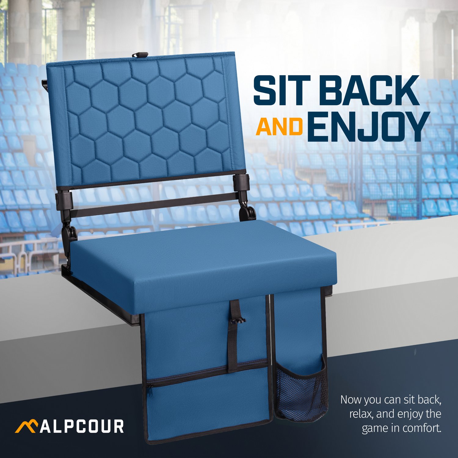 Alpcour Reclining Extra Wide Stadium Seat - view number 6