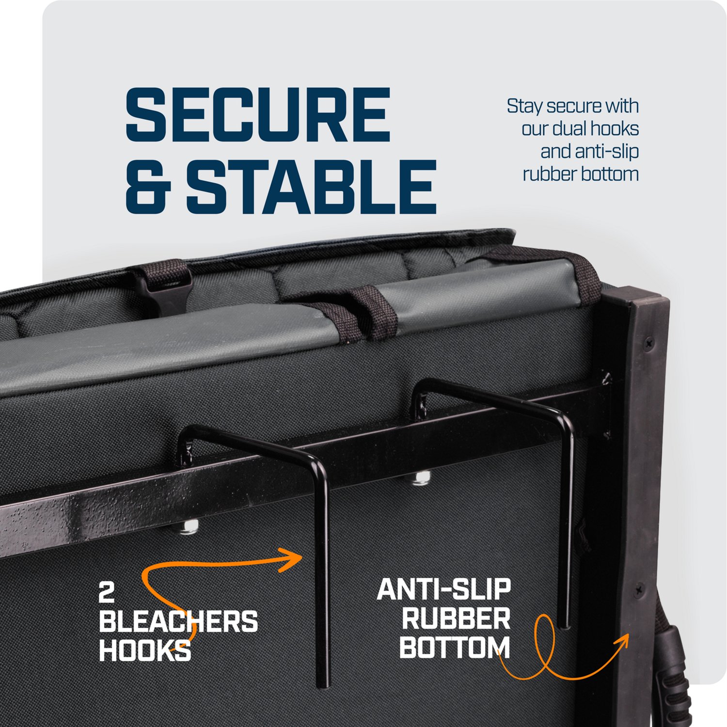 Alpcour Folding Reclining Heated Massage Extra Large Stadium Seat - view number 6