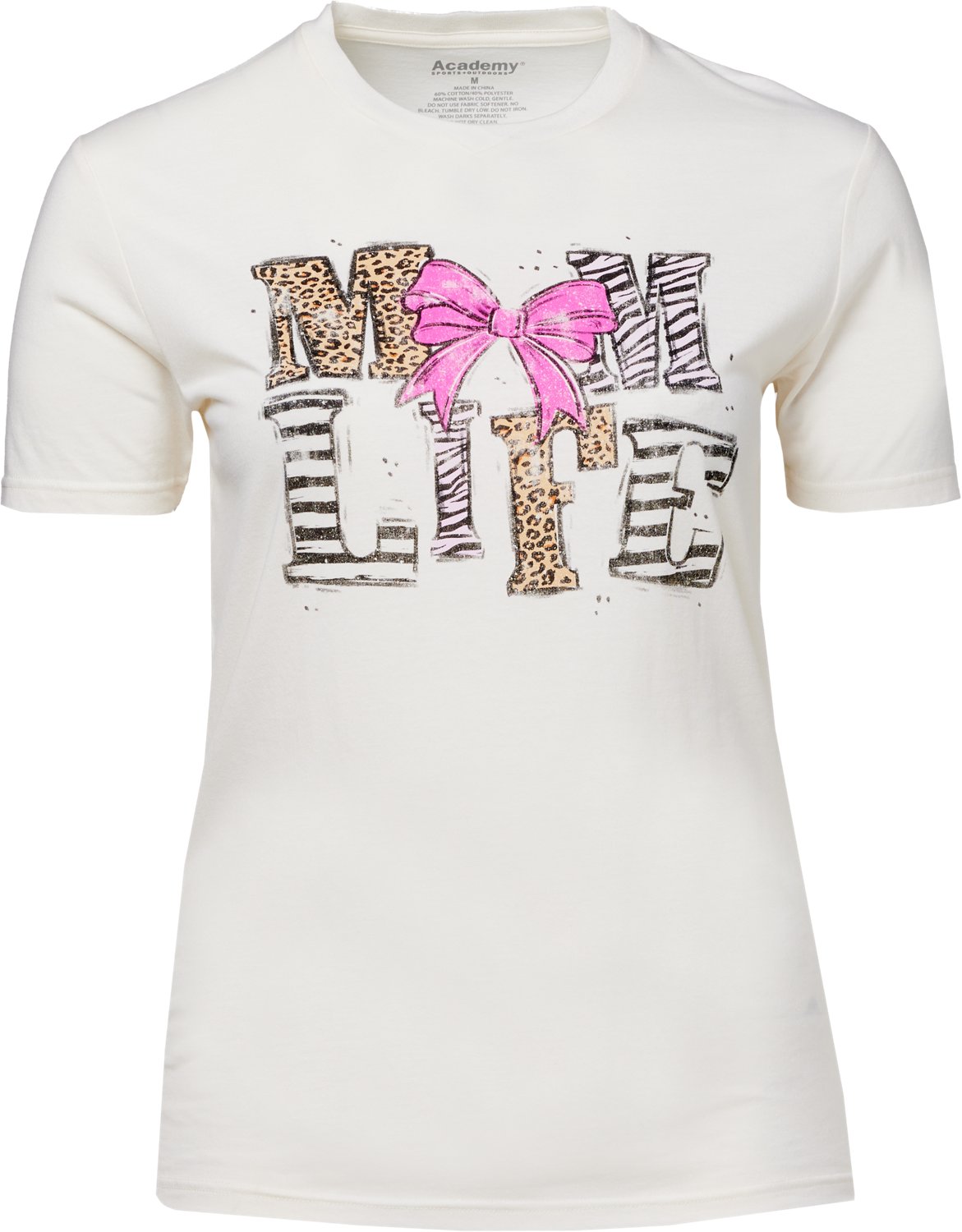 Academy Sports + Outdoors Women's Mom Life Bow T-shirt