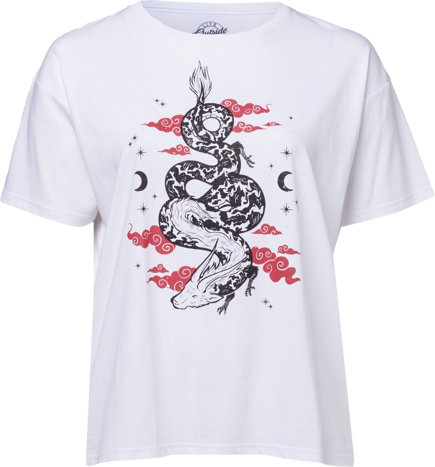 Live Outside the Limits Women's Dragon Oversized Graphic T-shirt - view number 1