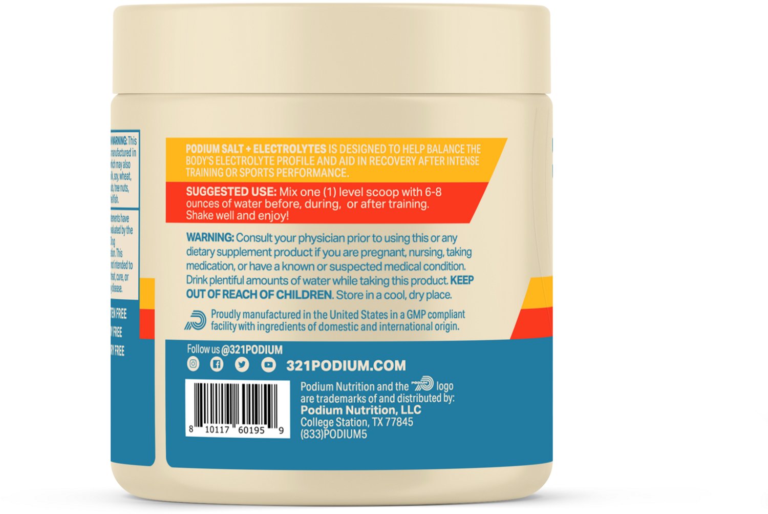 PODIUM SALT+ELECTROLYTES Strawberry                                                                                              - view number 2