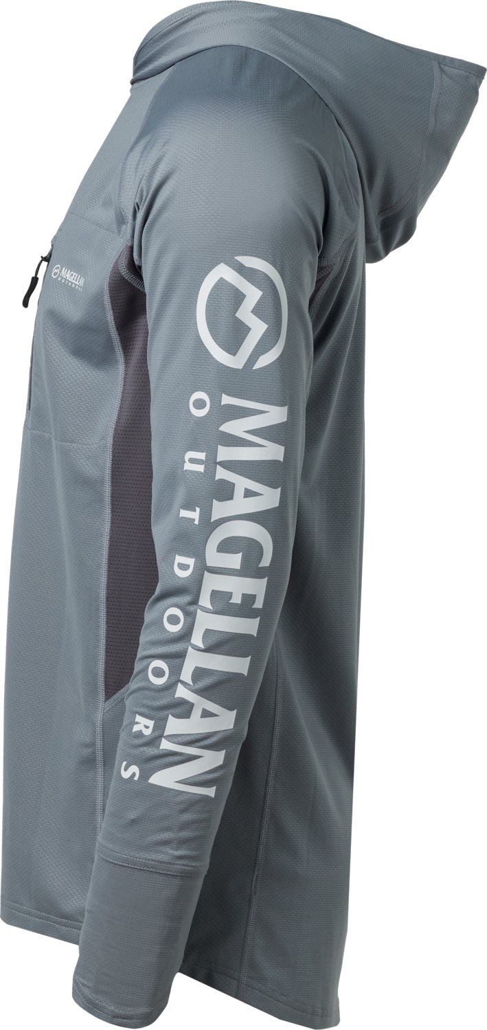 Magellan Outdoors Men's Fish Gear Angler Long Sleeve Hoodie - view number 3