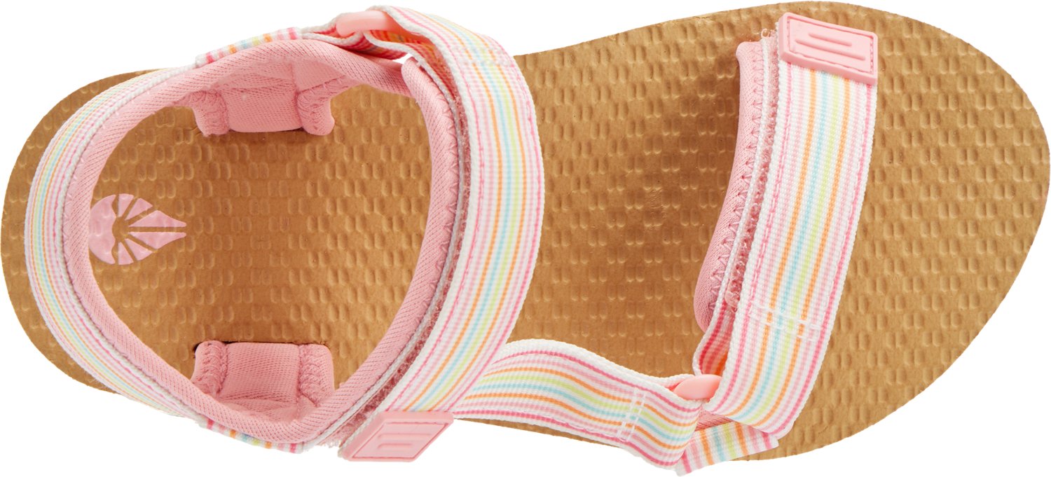 O'Rageous Girls' Rainbow Sport Sandals                                                                                           - view number 3