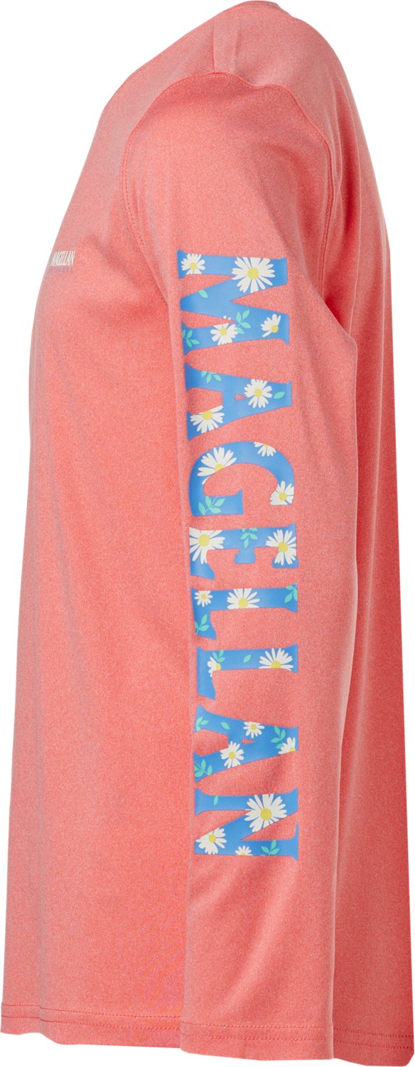 Magellan Outdoors Girls' Caddo Lake Logo Long Sleeve T-shirt                                                                     - view number 3