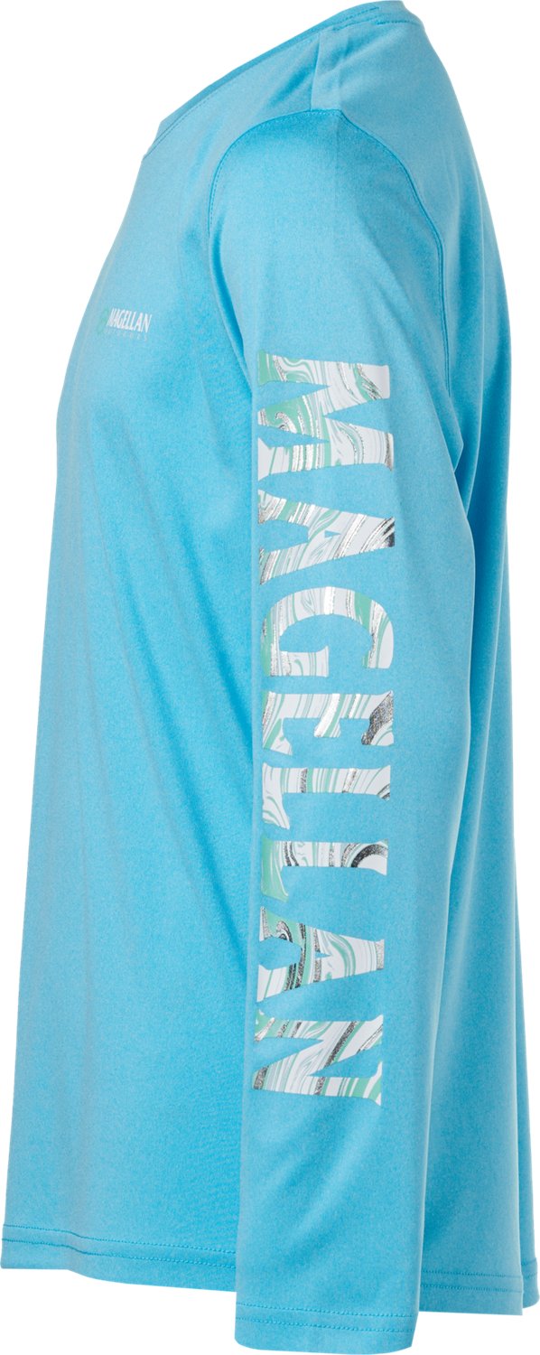 Magellan Outdoors Girls' Caddo Lake Logo Long Sleeve T-shirt                                                                     - view number 5
