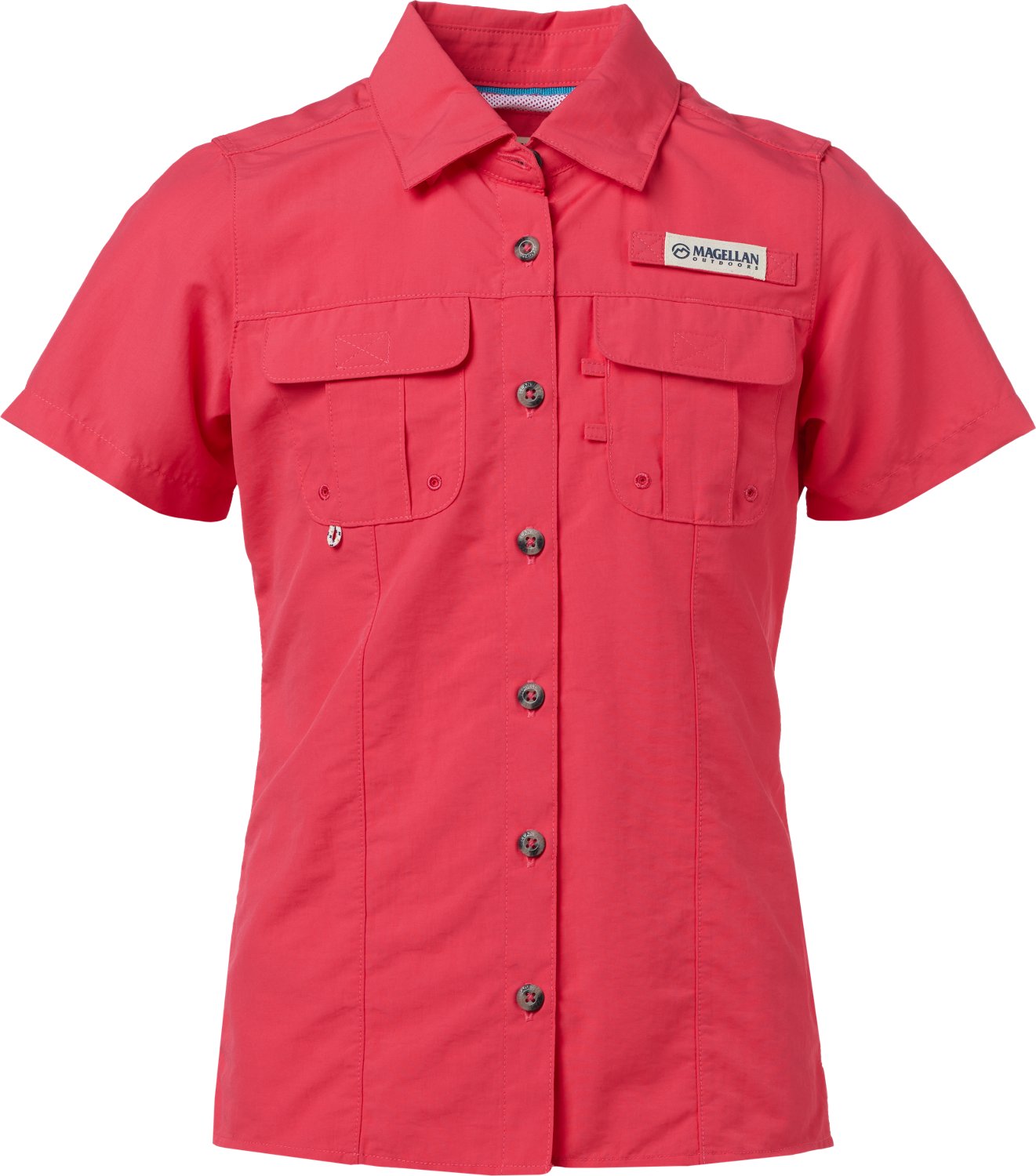 Magellan Girls' Laguna Madre Short Sleeve Fishing Shirt                                                                          - view number 2