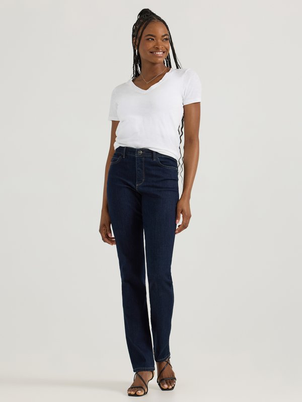 Lee Women's Instantly Slims Relaxed Fit Straight Leg Jeans - view number 4