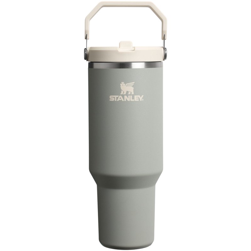 Stanley 40 oz Iceflow Flipstraw 2.0 Tumbler Sage Grey - Thermos/Cups &koozies at Academy Sports