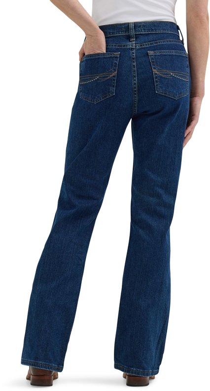 Wrangler Women's As Real As Wrangler Misses Classic Fit Bootcut Jeans                                                            - view number 2